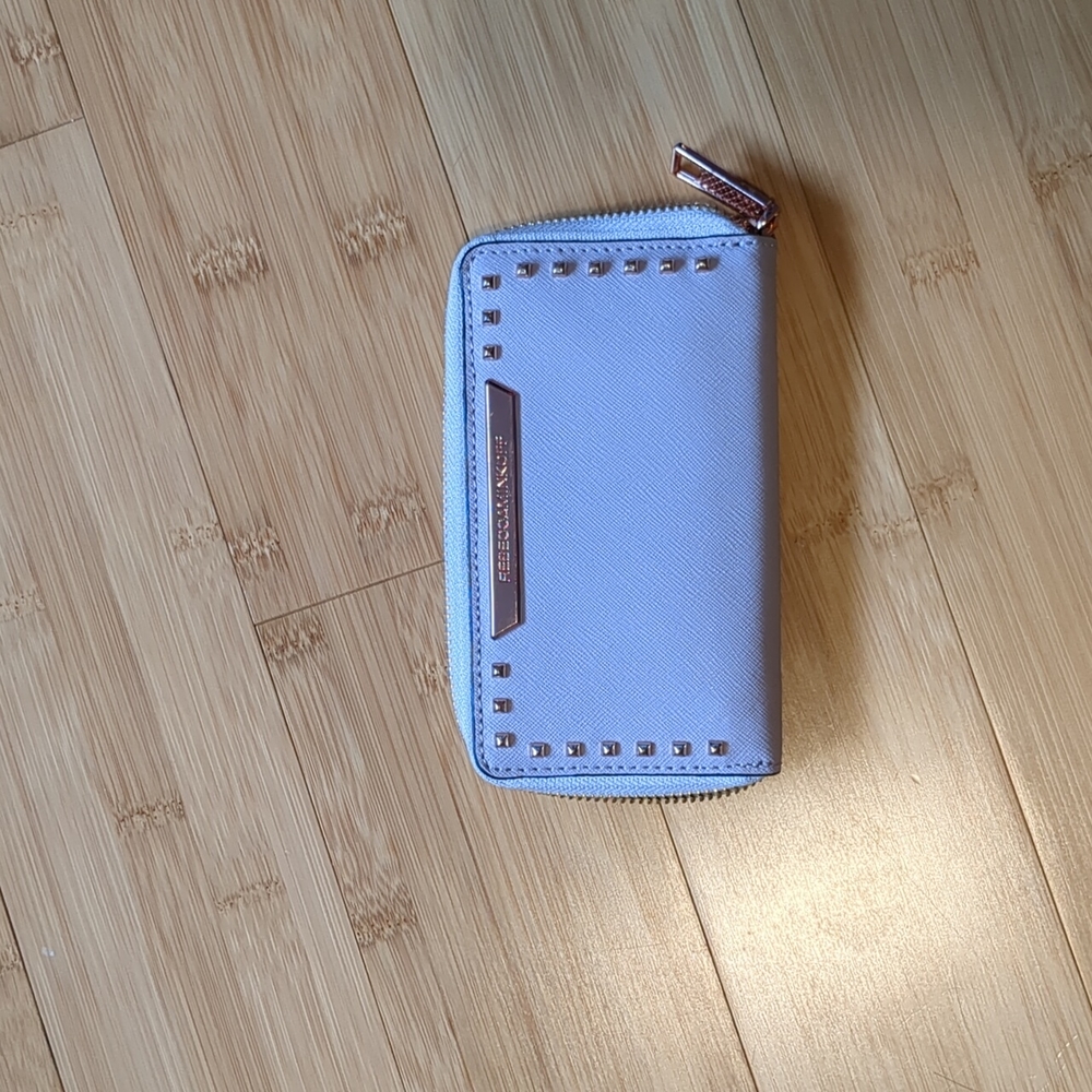Rebecca Minkoff Zippered Wallet/Mini Clutch in Tortora